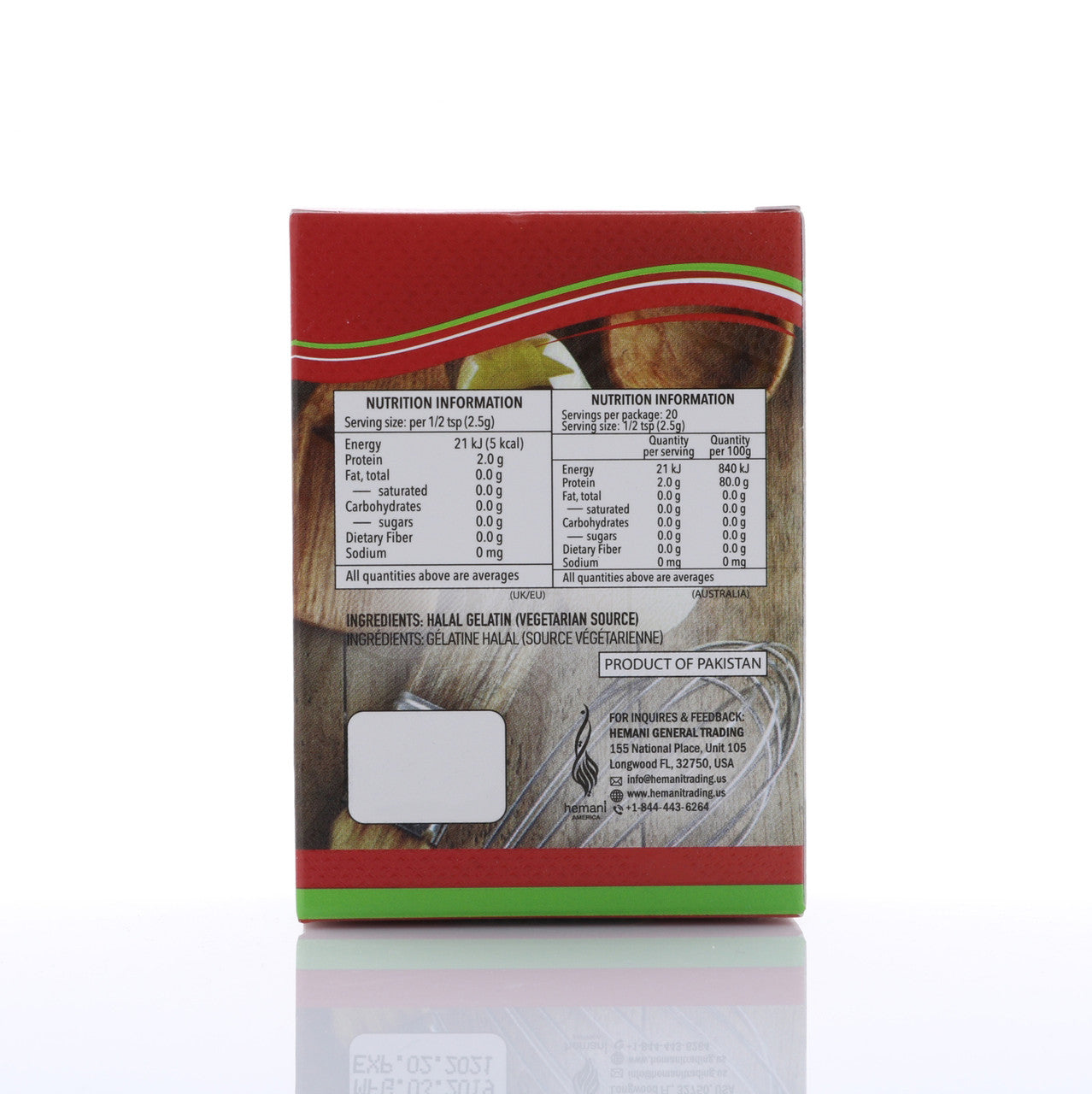 HEMANI Unflavored Gelatin 50g