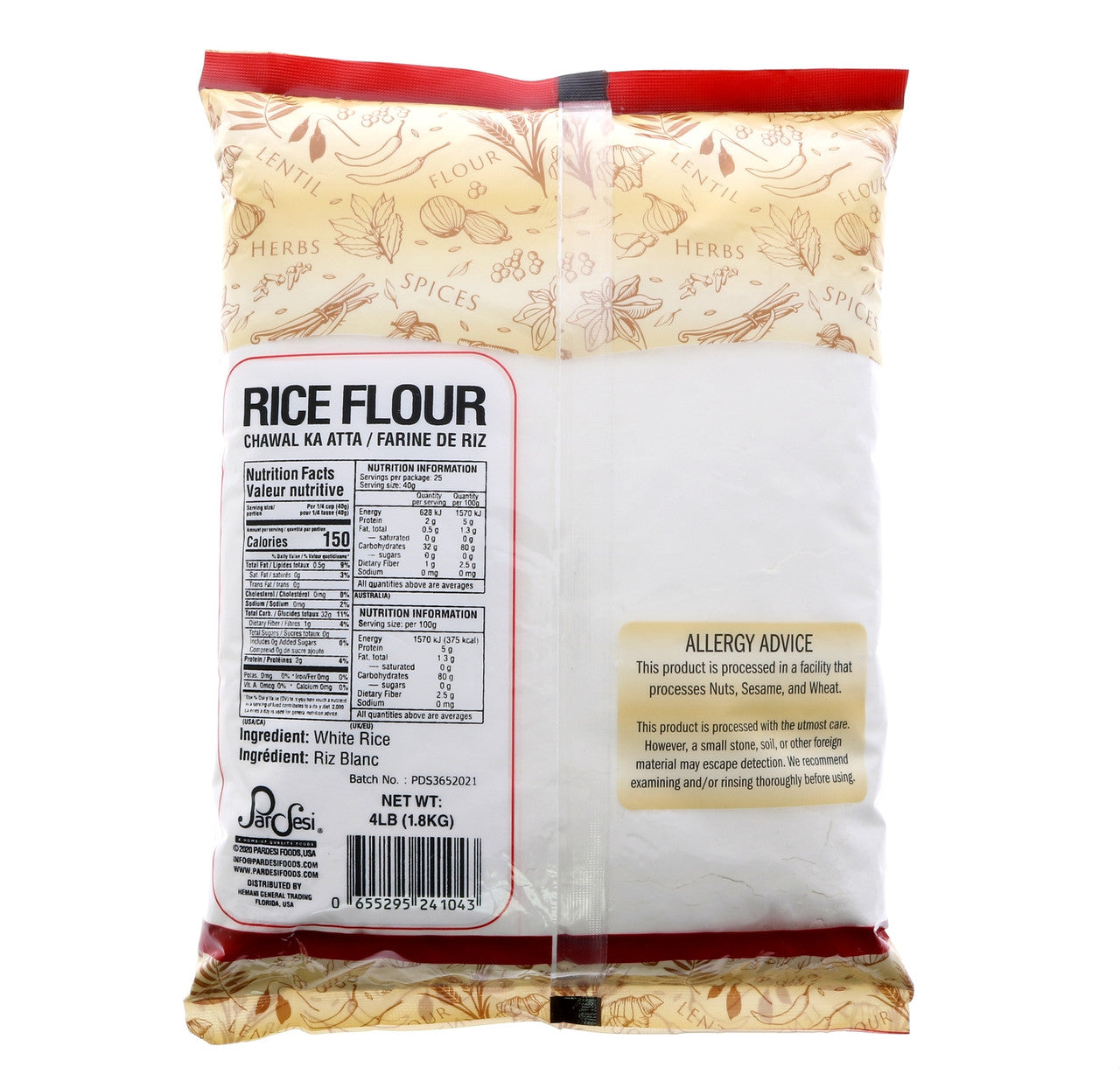 PARDESI Rice Flour 4LB