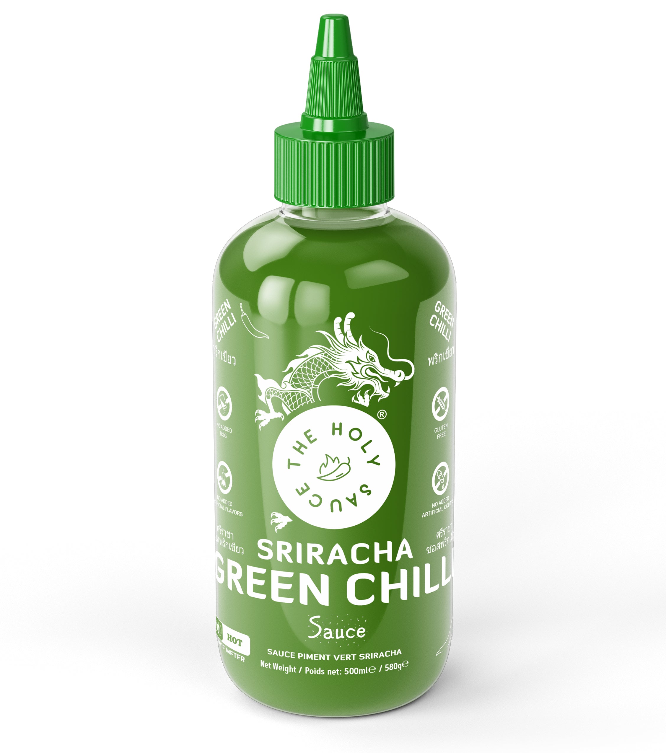 HOLY SAUCE Sriracha Chili Green Chili 580g