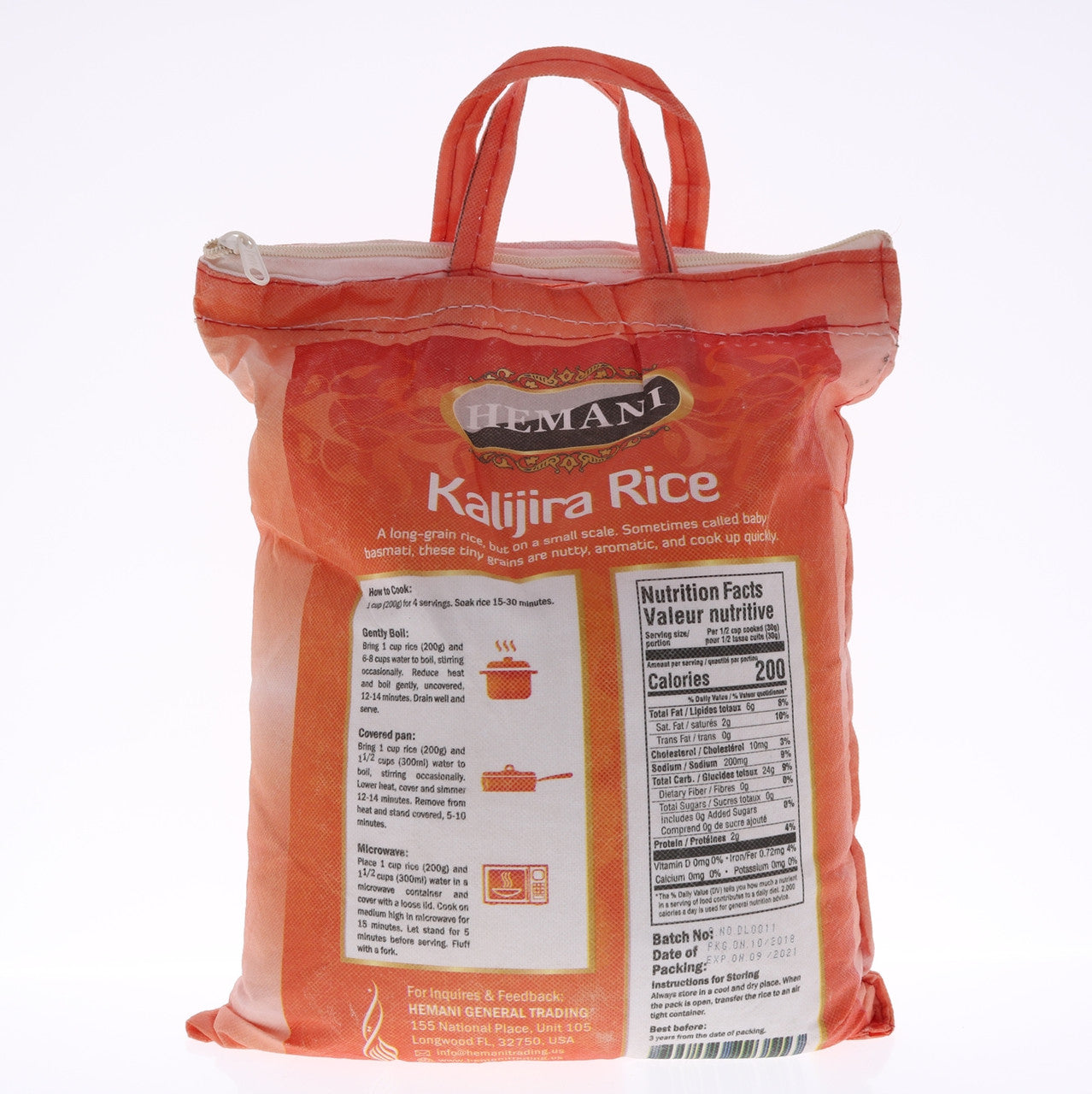 HEMANI Kalijeera Rice 10LB