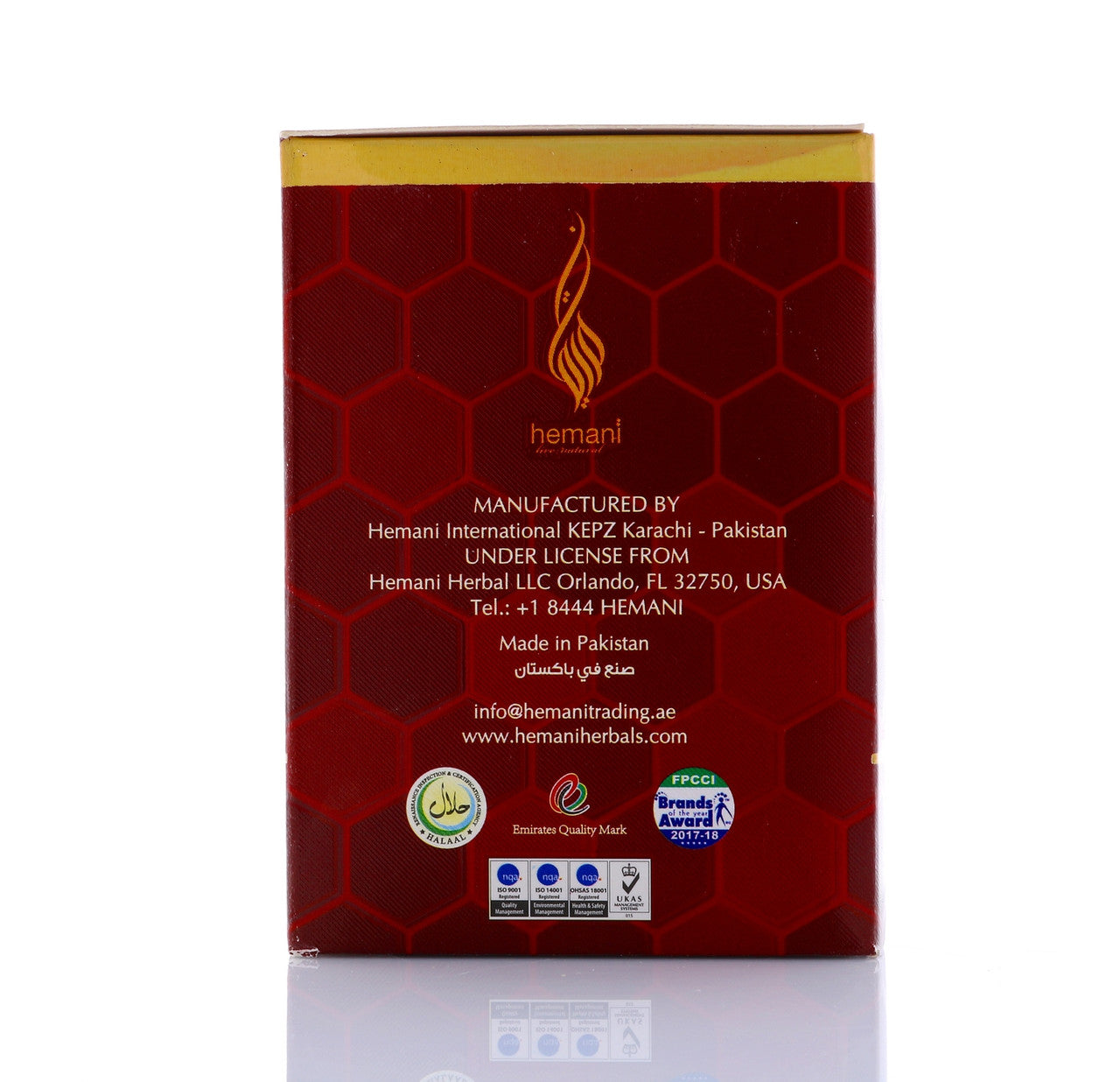 HEMANI Pure Honey with Saffron 250g