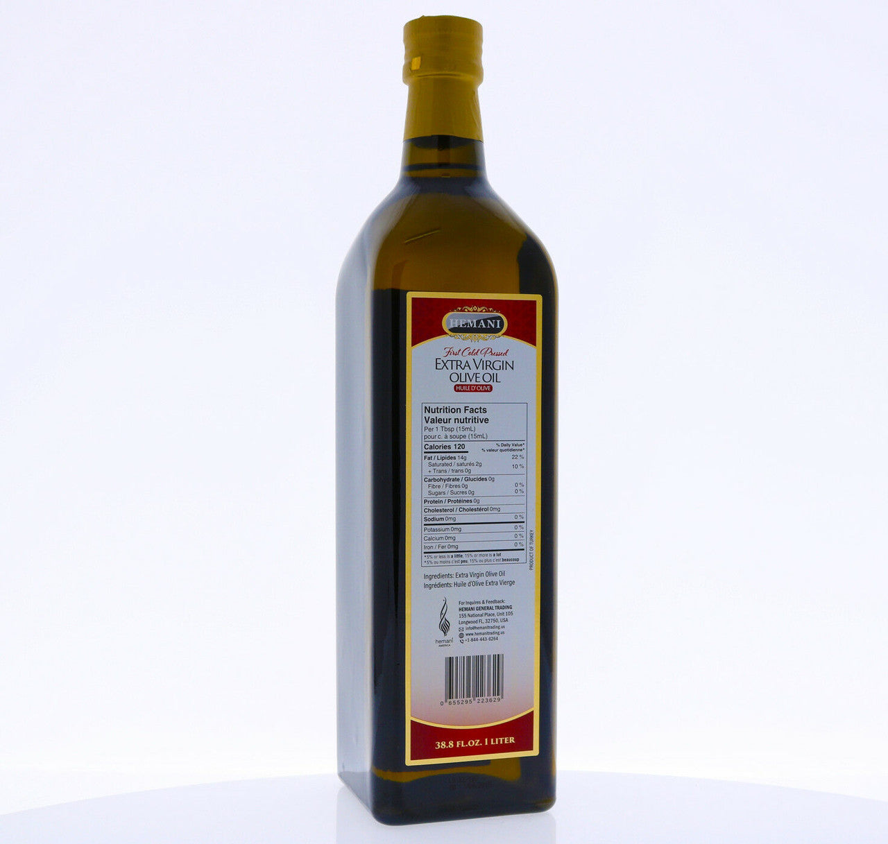 HEMANI Extra Virgin Olive Oil Turkey 1L