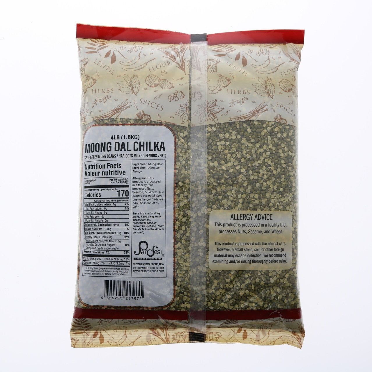 PARDESI Moong Chilka 4LB