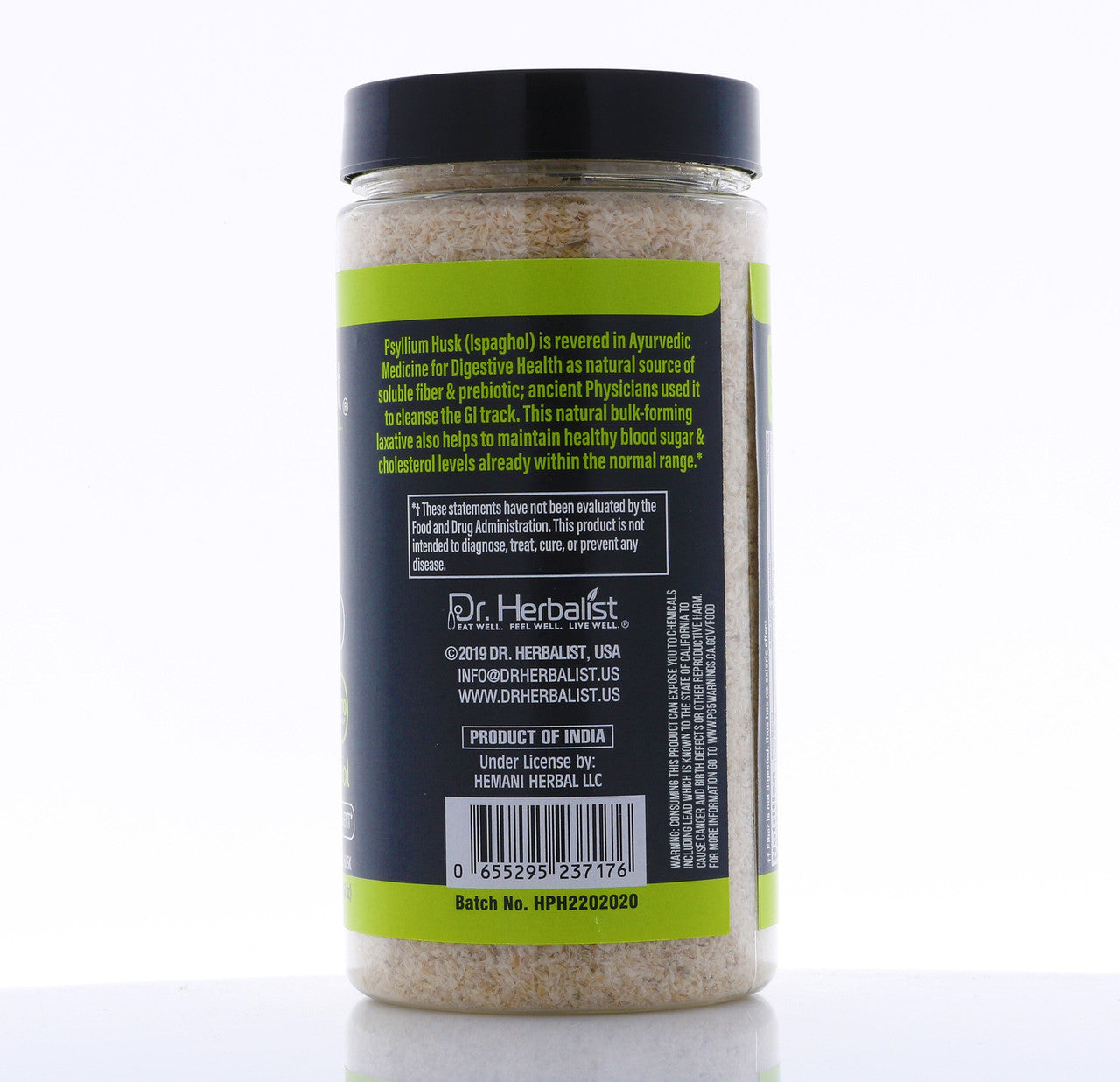 DR. HERBALIST Psyllium Husk 135g