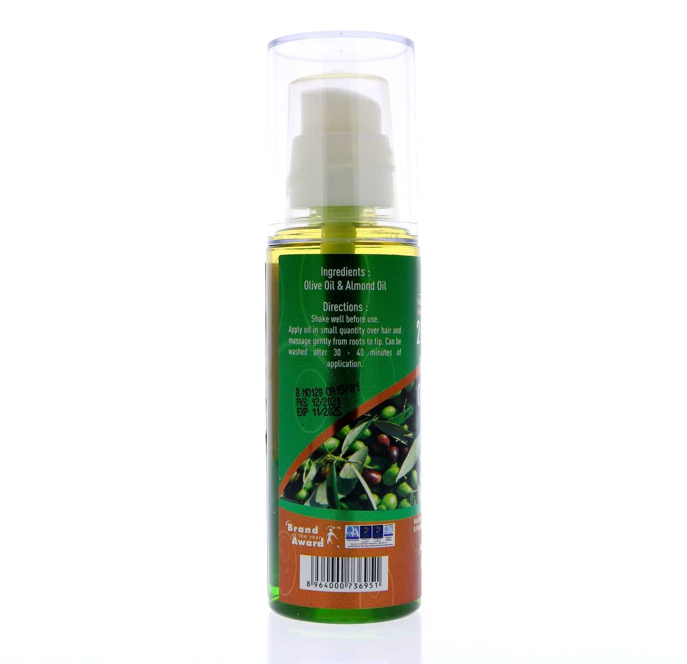 HEMANI Olive and Almond Hair Oil 120mL