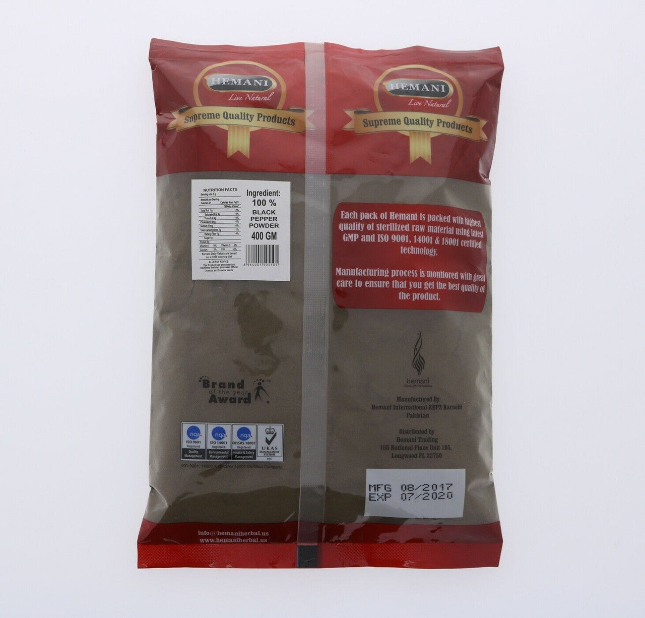 HEMANI Black Pepper Powder 200g