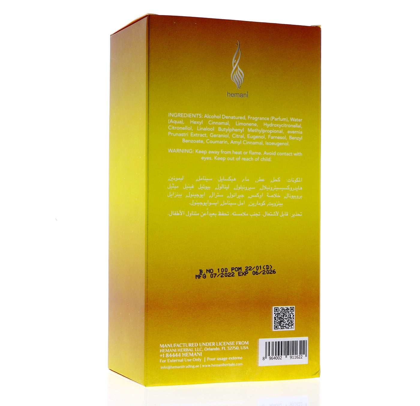 HEMANI Perfume OneInAMillion 100mL