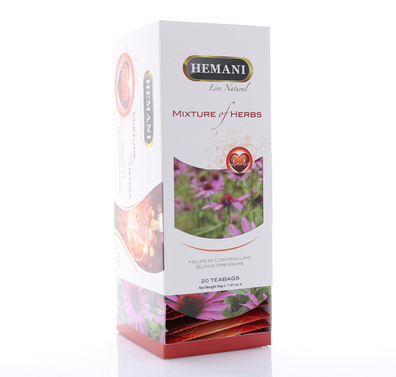 HEMANI Wellness Tea Controlling Blood Pressure 20 Tea Bags