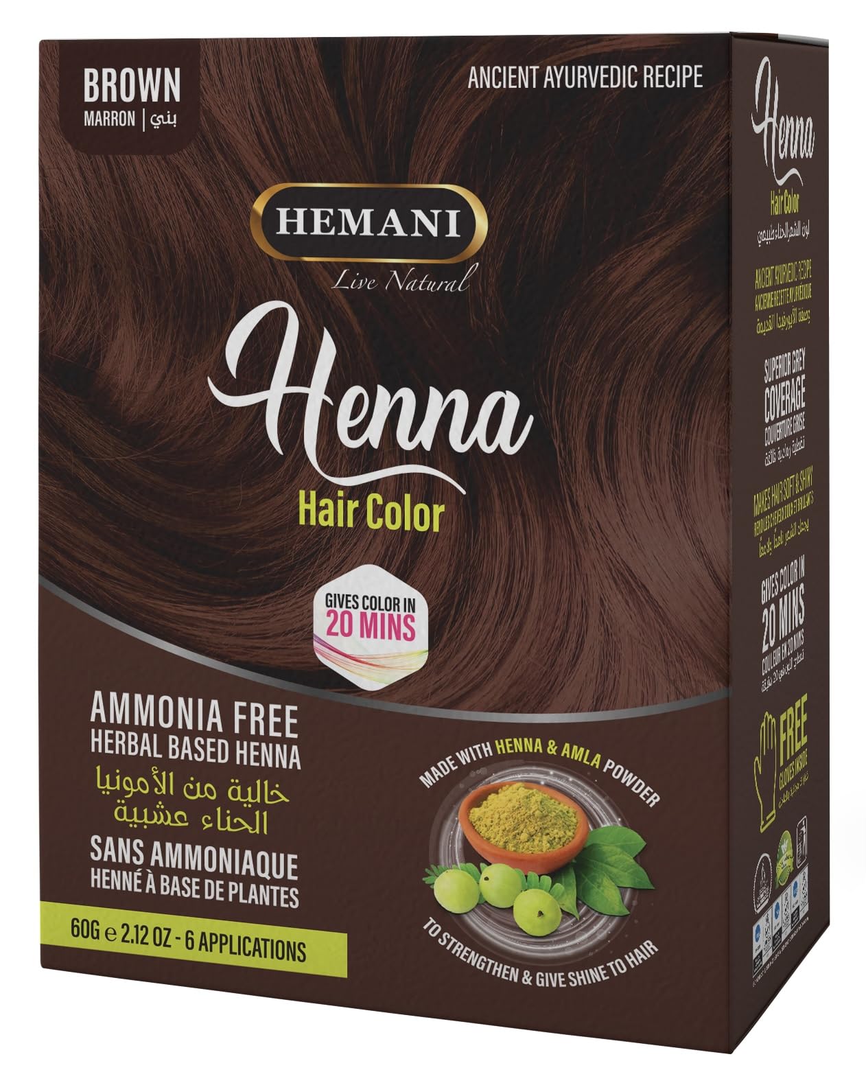 HEMANI Henna Brown 60g