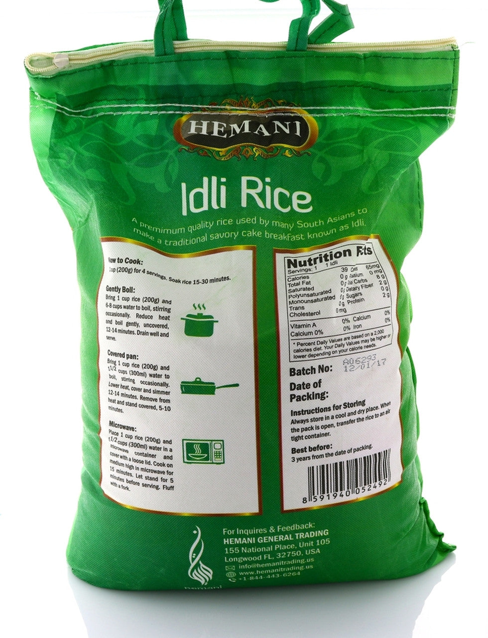 HEMANI Idli Rice 20LB