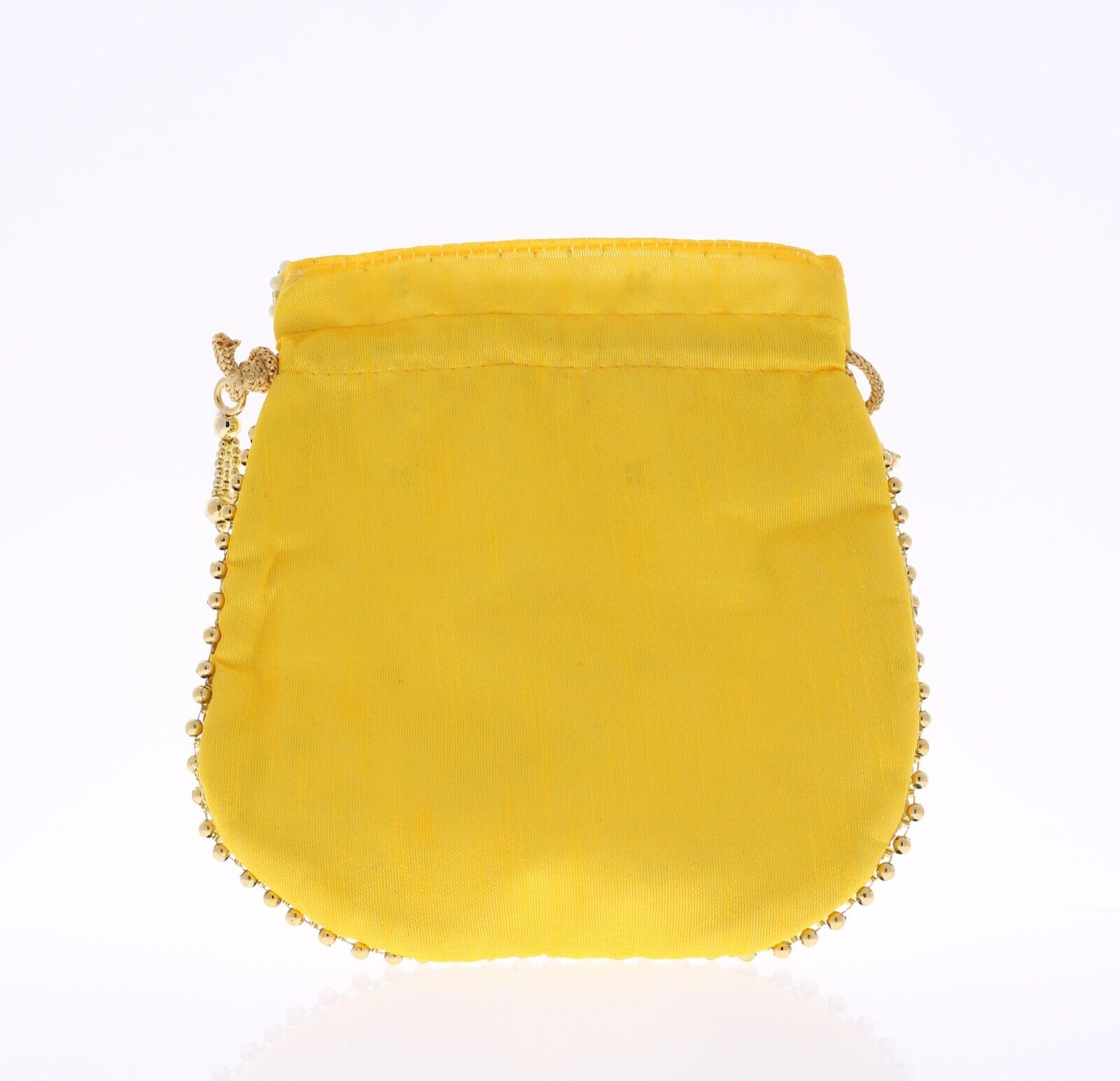 GENERIC Indian Purse Batwa Potli Bag Yellow