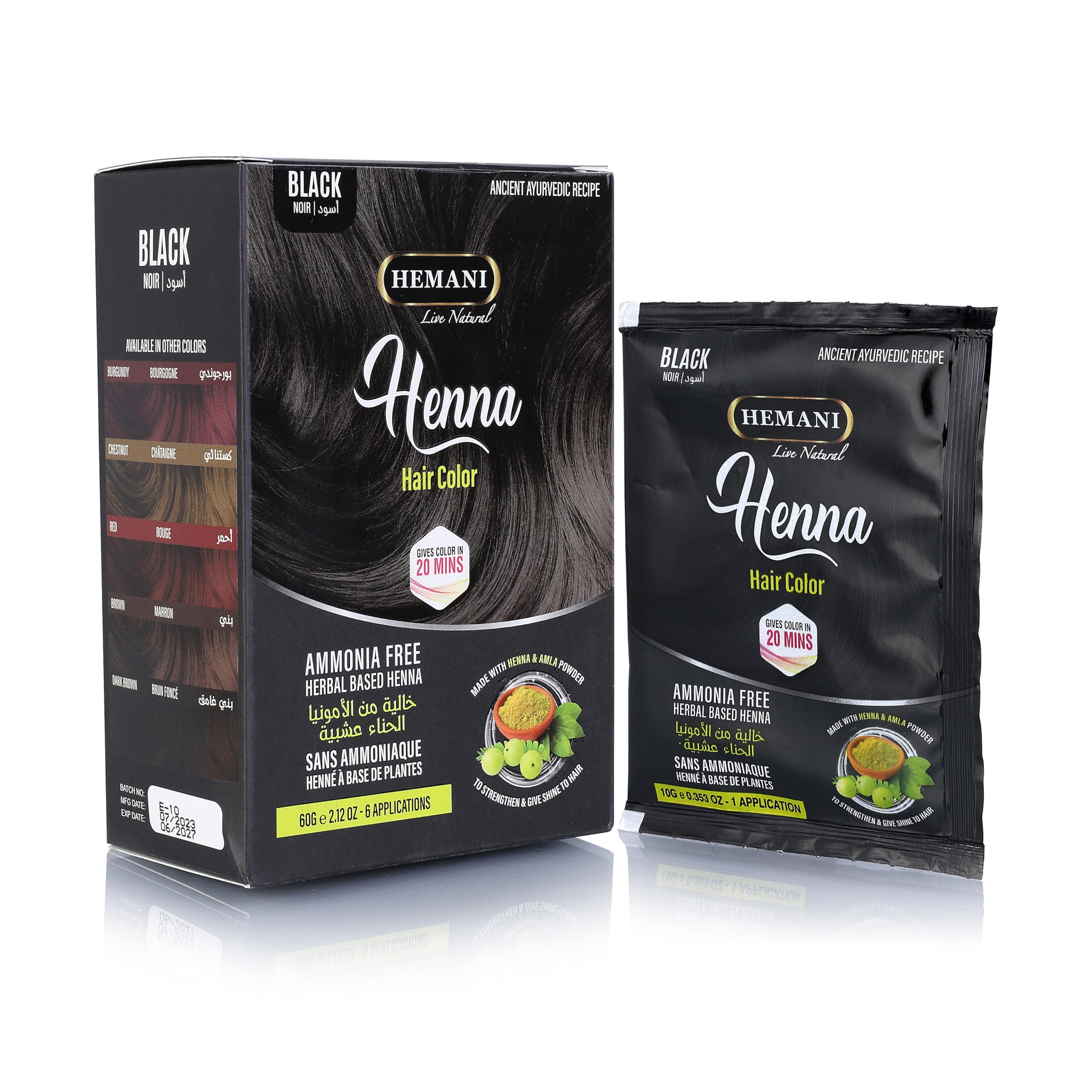 HEMANI Henna Black 60g