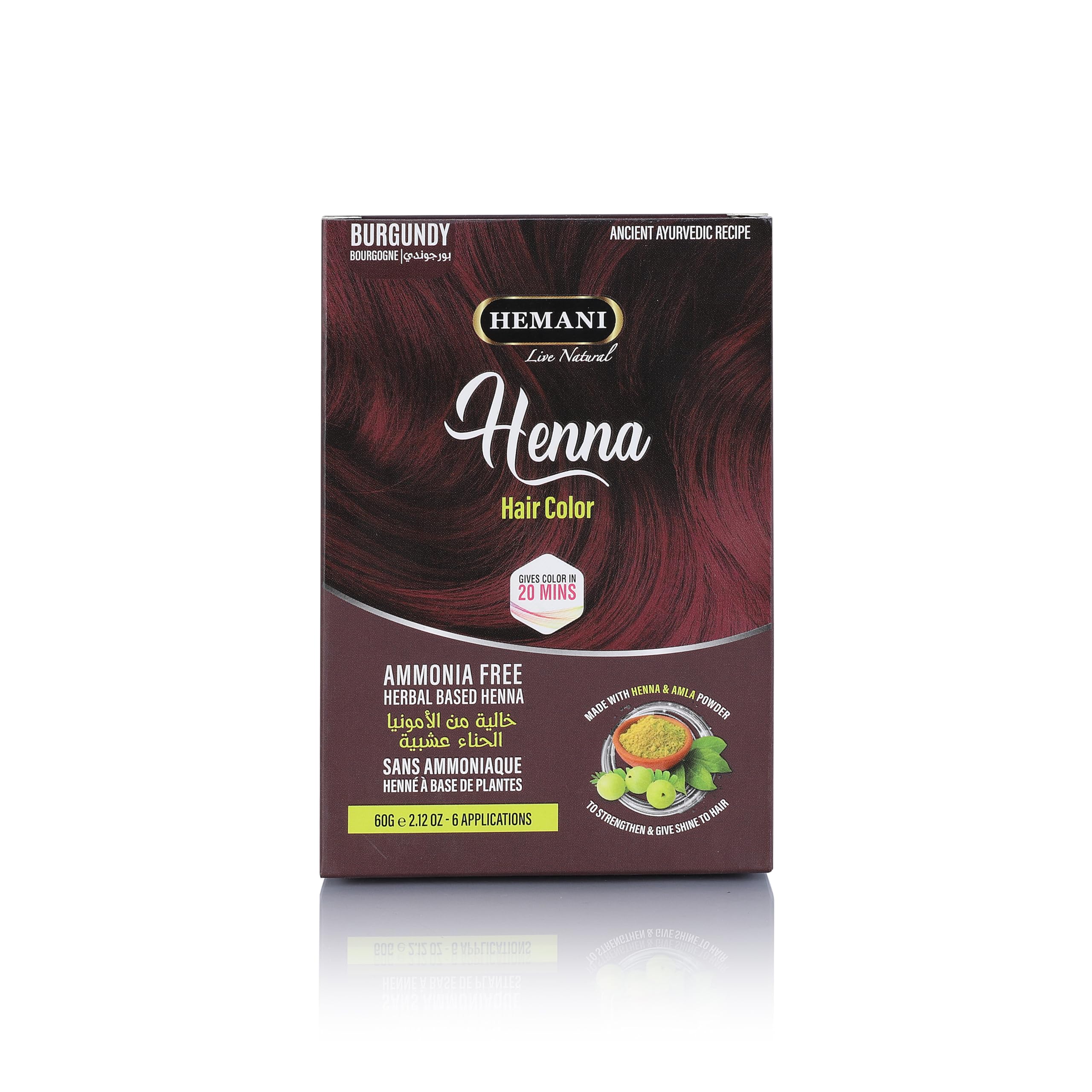 HEMANI Henna Burgundy 60g