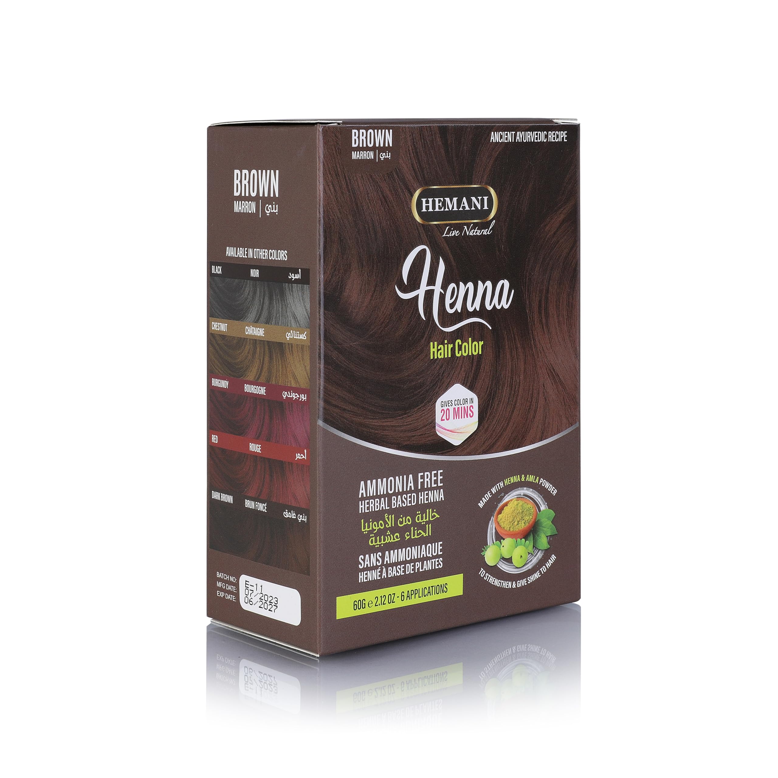 HEMANI Henna Brown 60g