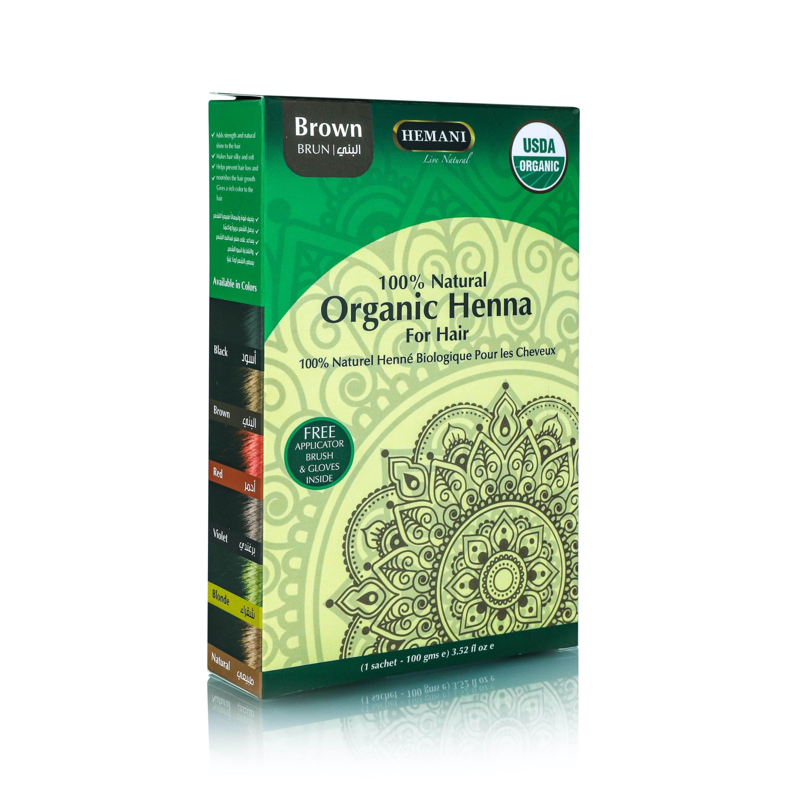 HEMANI Organic Henna Brown 100g