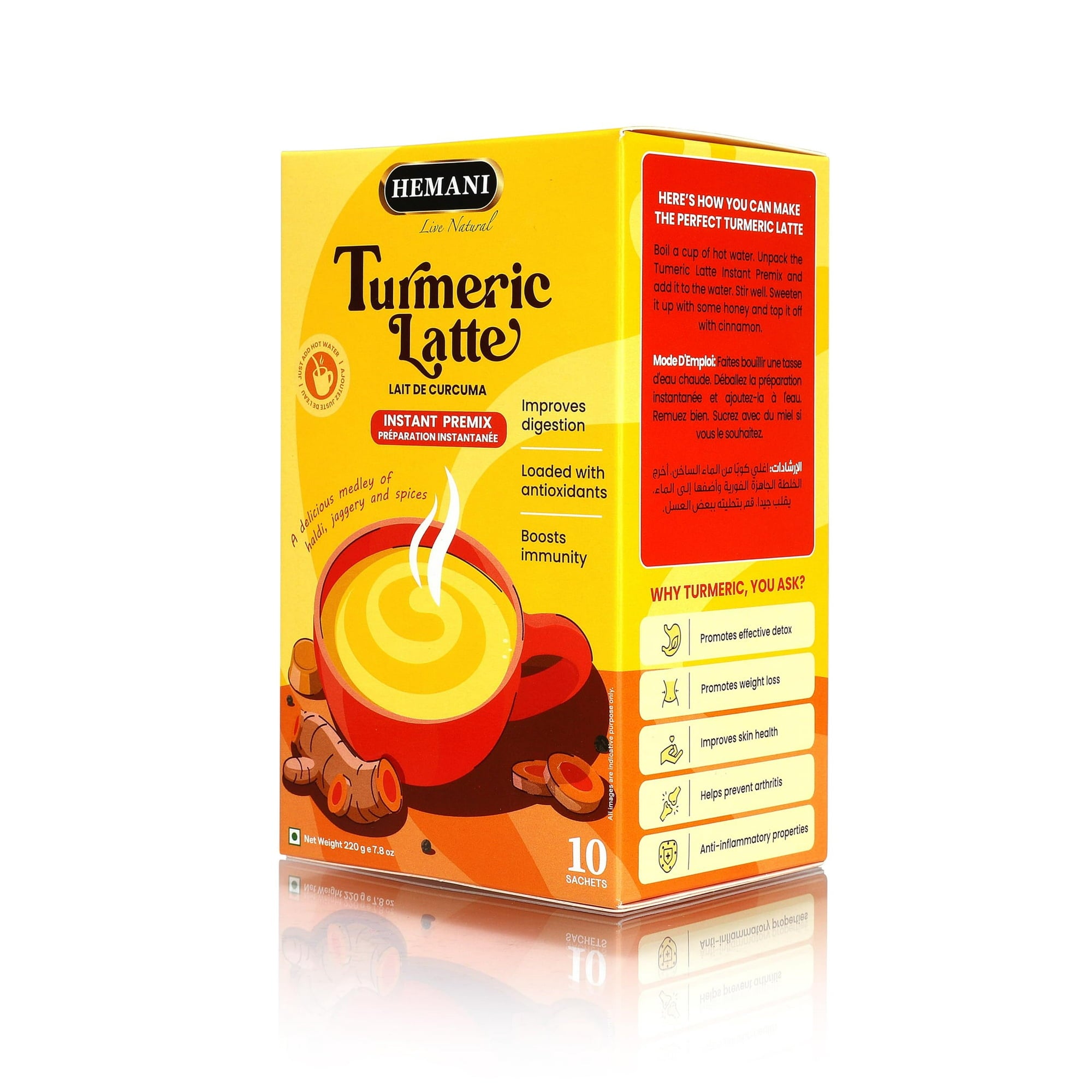 HEMANI Instant Tea Turmeric Latte