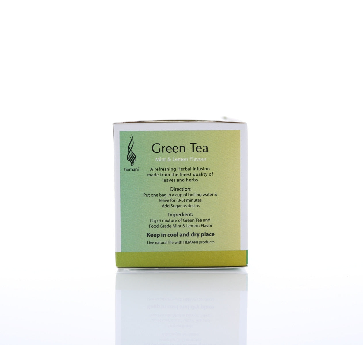 HEMANI Green Tea Mint & Lemon 40g