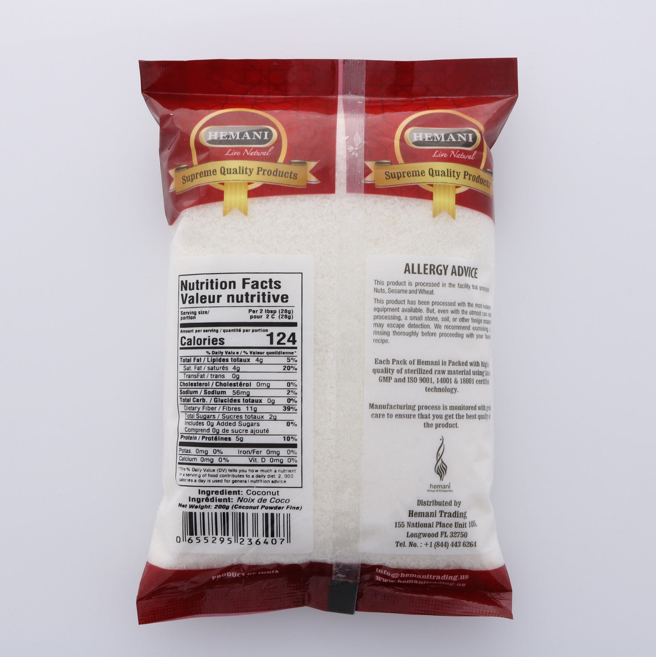 HEMANI Coconut Powder Super Fine 200g