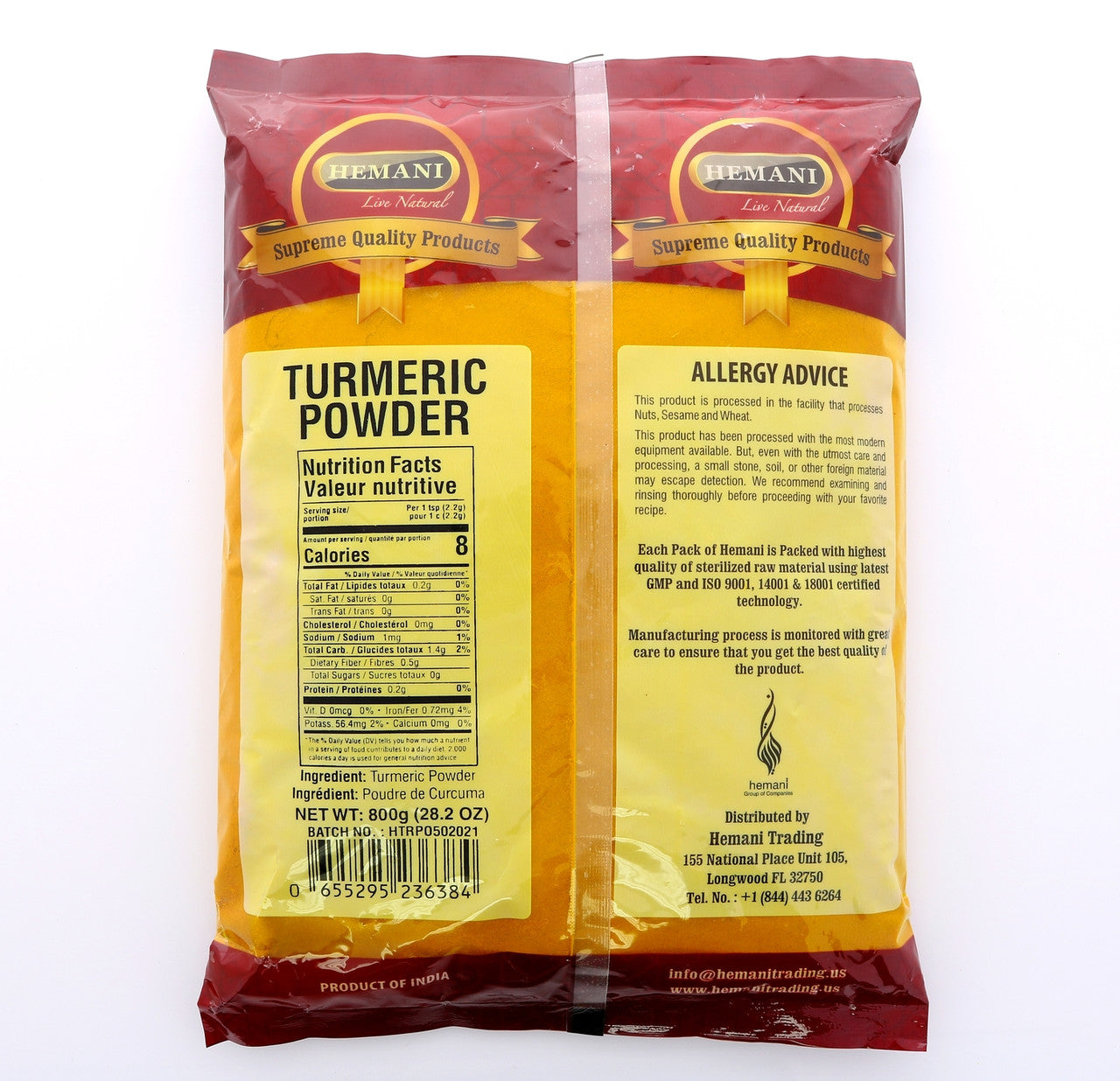 HEMANI Turmeric Powder 800g