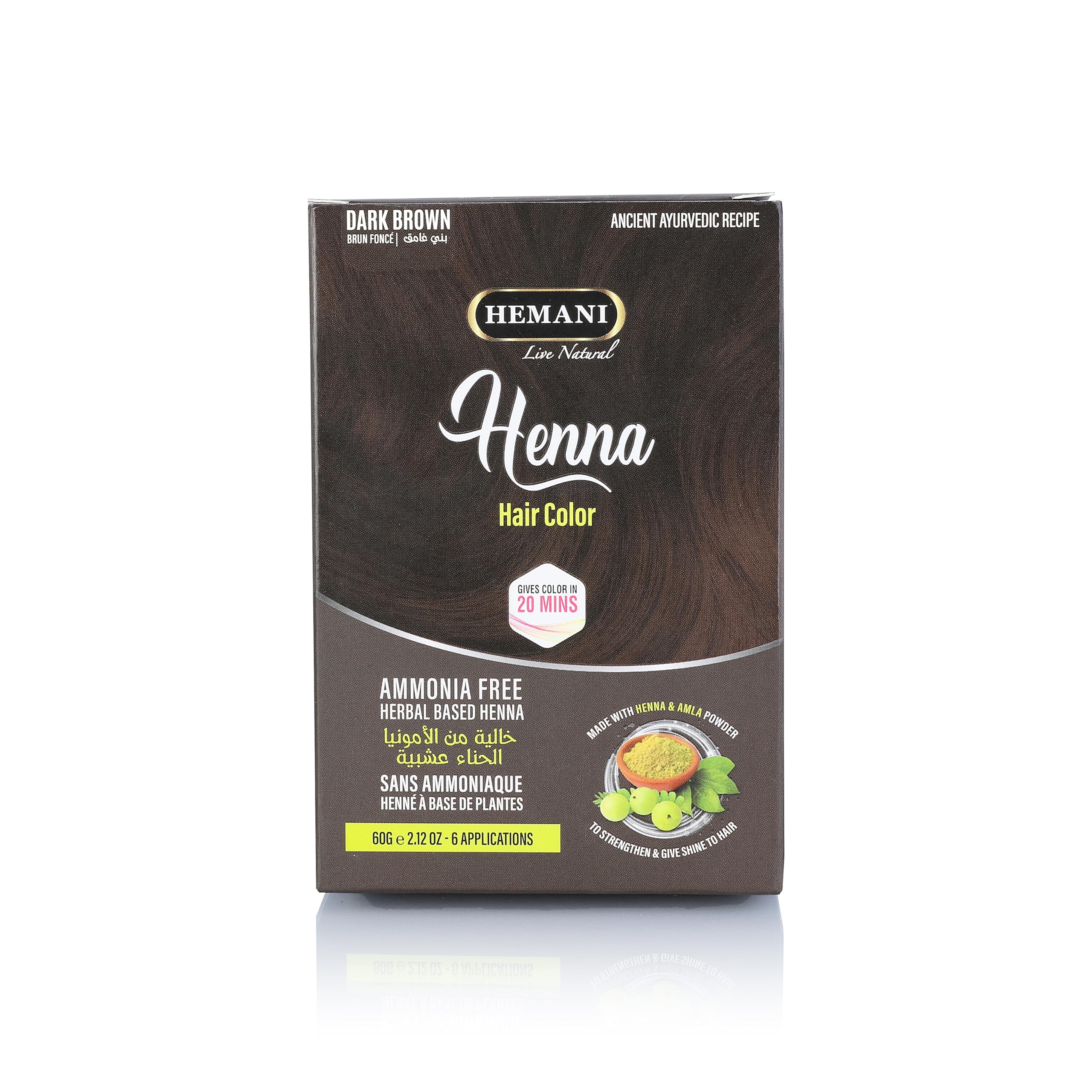 HEMANI Henna Dark Brown 60g