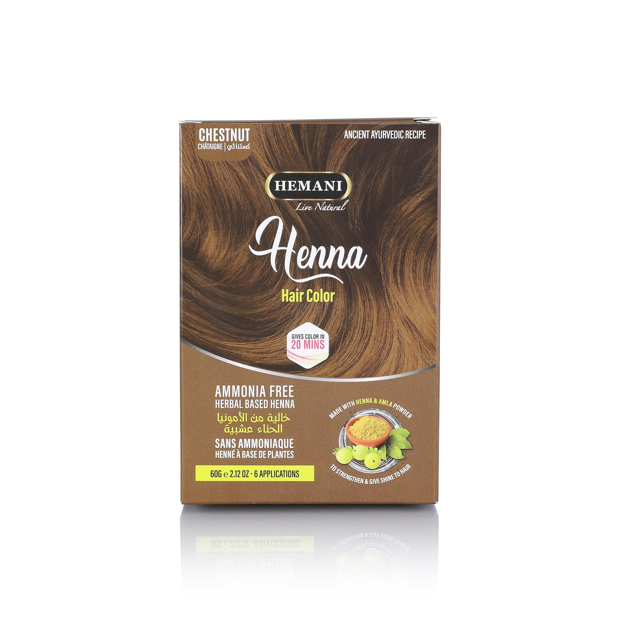 HEMANI Henna Chestnut 60g