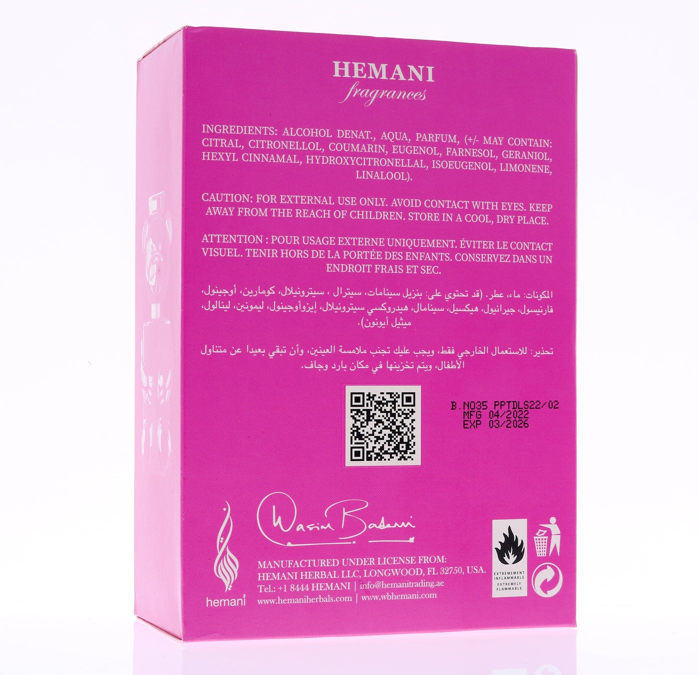 WB HEMANI Perfume LIL Sweetie 35mL - W