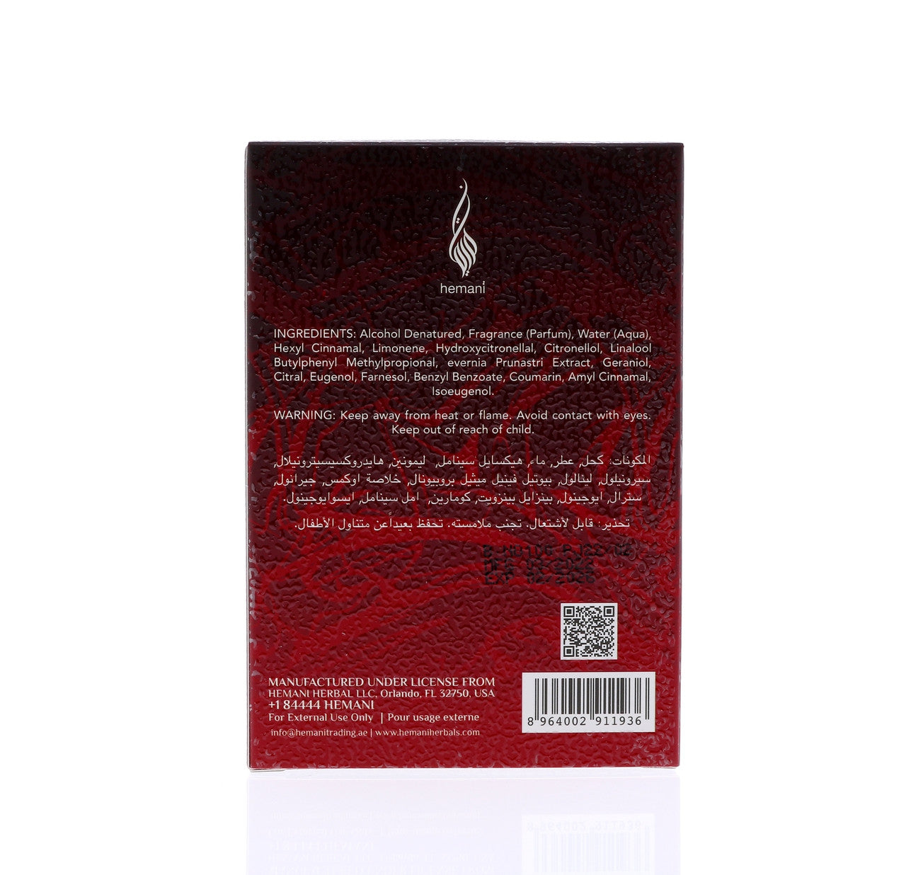 HEMANI Jazzy Perfume Men 100mL