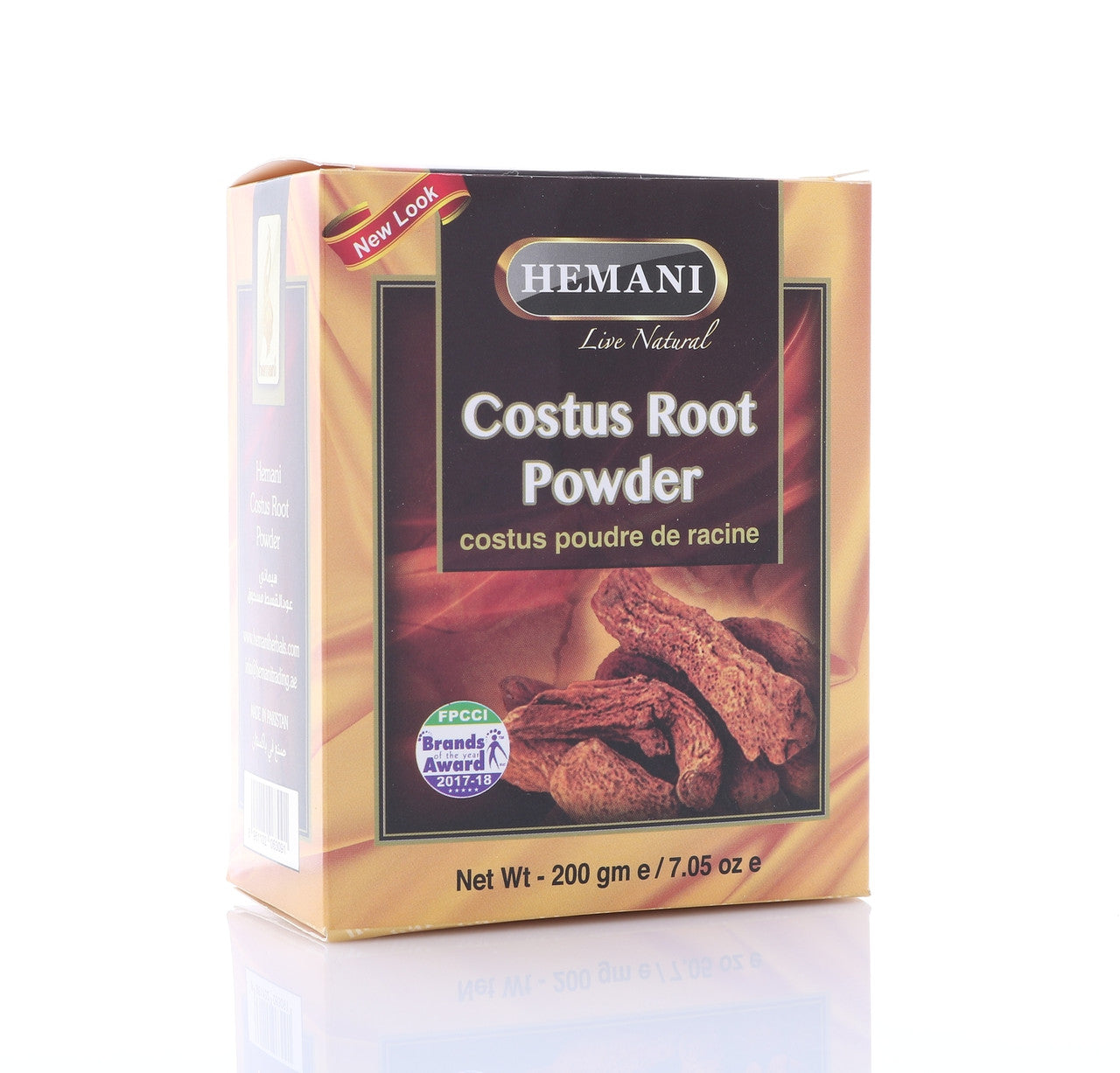 HEMANI Costus Root Powder 200g Box