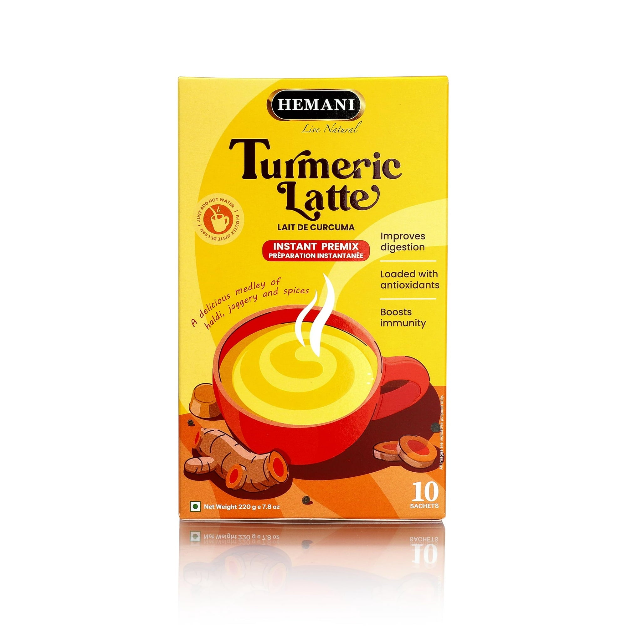 HEMANI Instant Tea Turmeric Latte