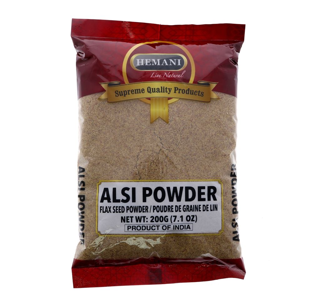 HEMANI  Flax Seeds Powder (Alsi, Linum usitatissimum) 200g