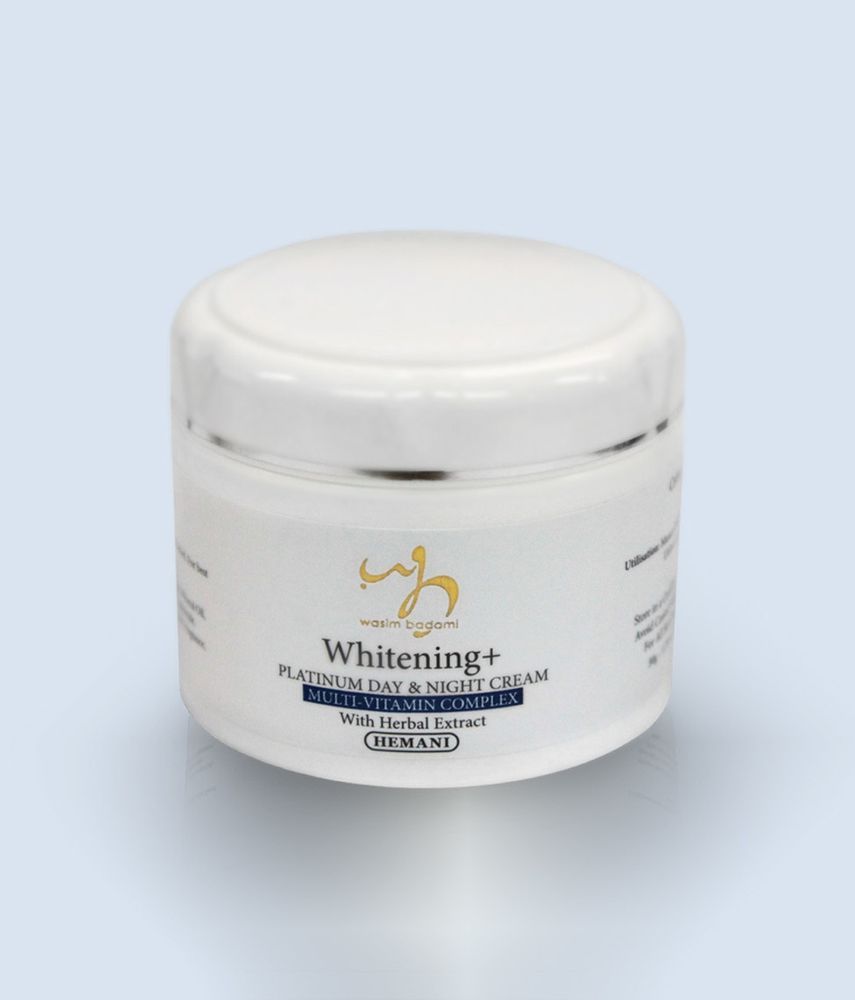 WB HEMANI Day/Night Cream Whitening +Platinum 50g