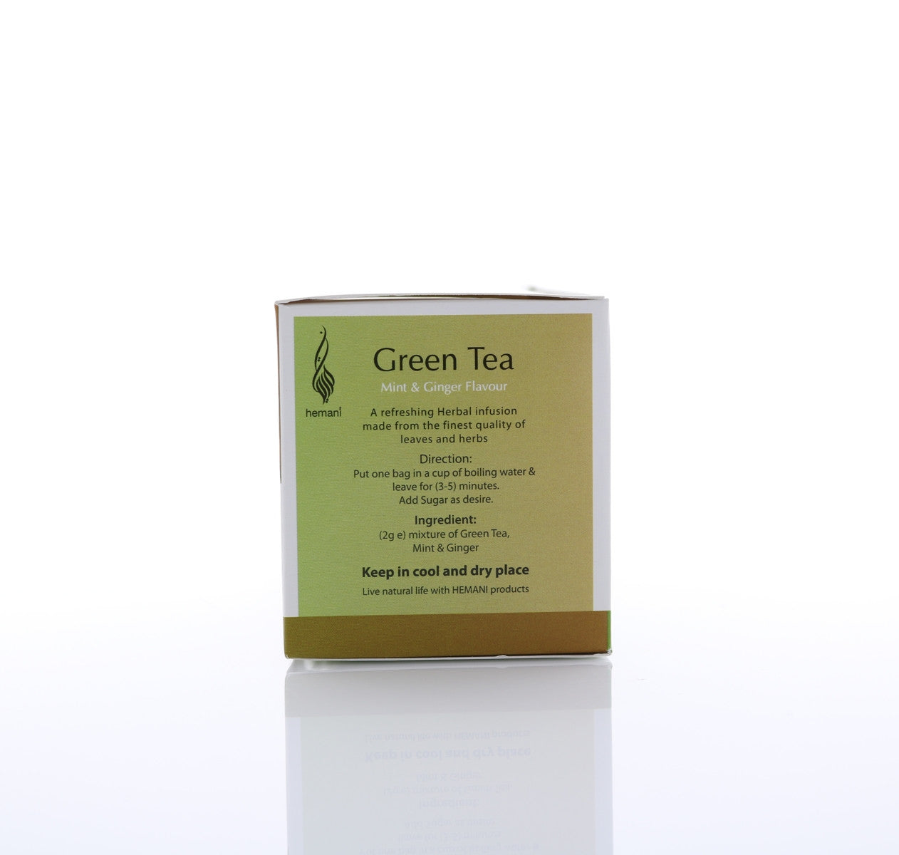 HEMANI Green Tea Mint & Ginger 40g