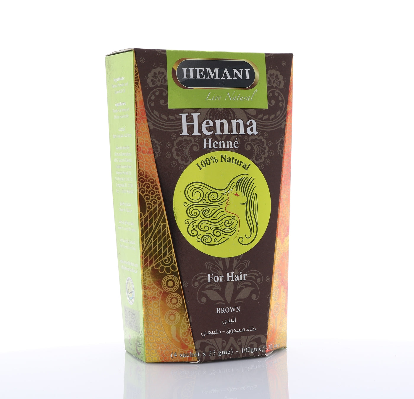 HEMANI Henna Box Black 100g