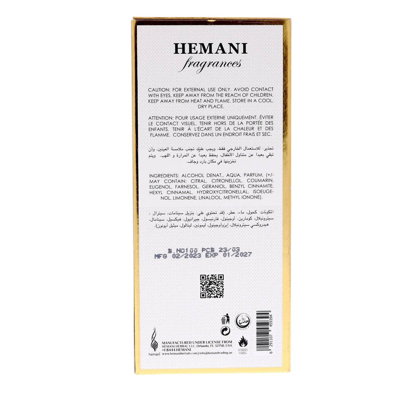 HEMANI FRAGRANCE Ci'ao Bella Perfume For Women