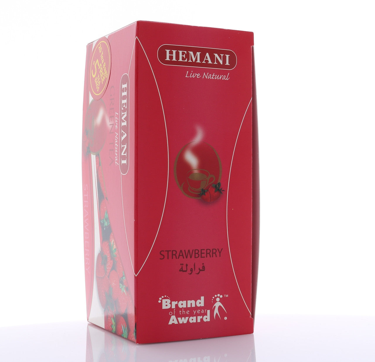 HEMANI Green Tea Strawberry 40g