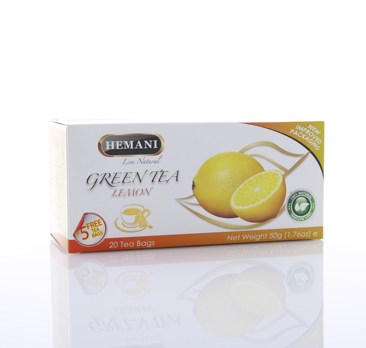 HEMANI Green Tea Lemon 40g