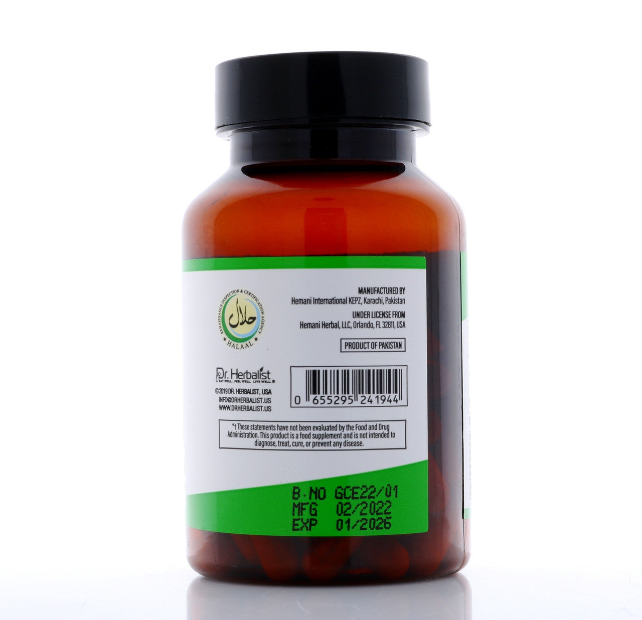 DR. HERBALIST Green Coffee Extract 450mg 60 Capsules