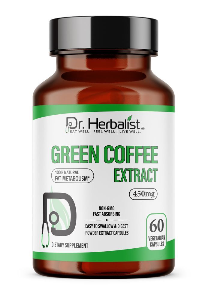 DR. HERBALIST Green Coffee Extract 450mg 60 Capsules