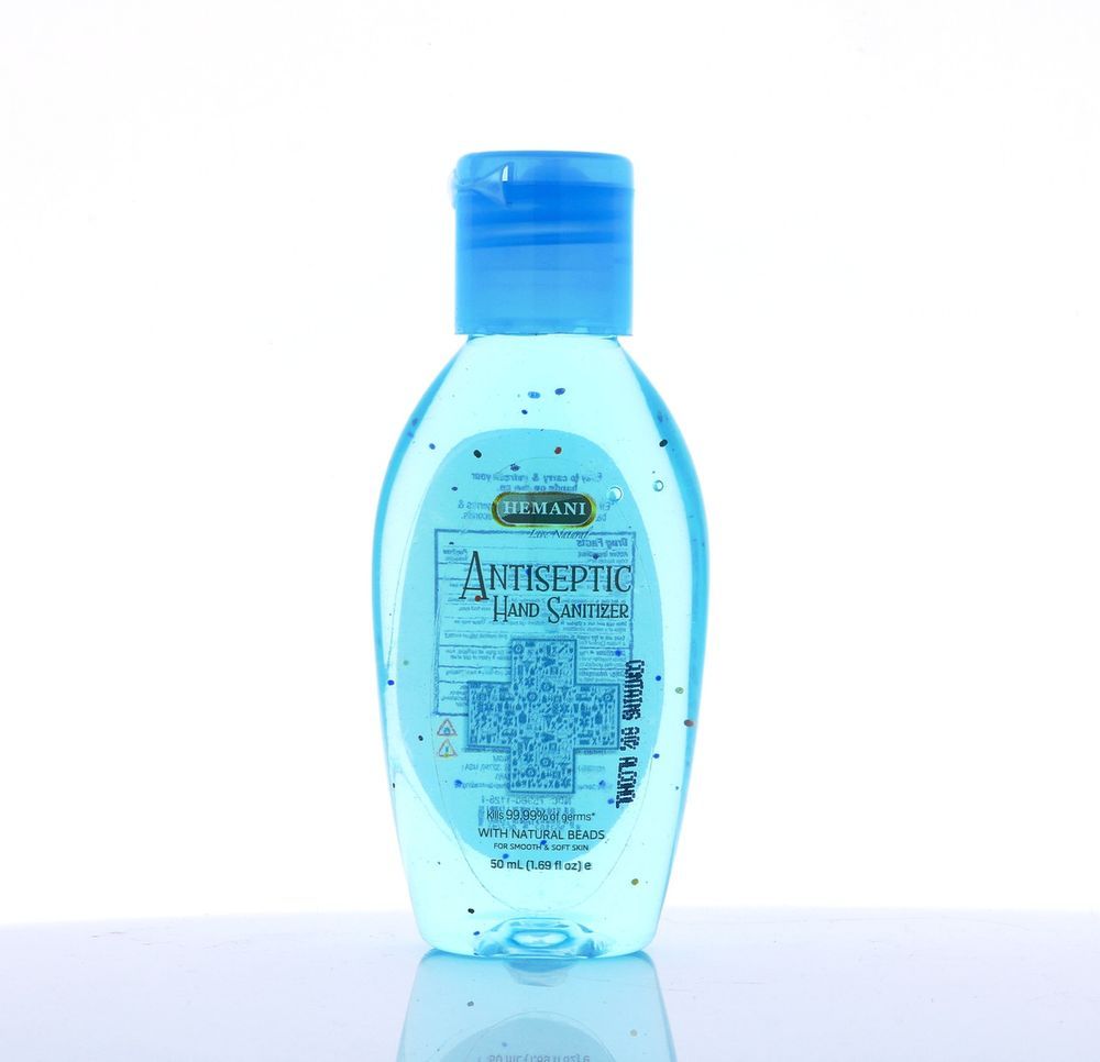 HEMANI Hand Sanitizer 50mL - Maximum Strength 80%