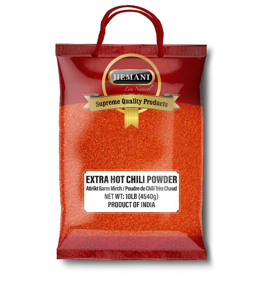 HEMANI Restaurant Pack Chili Powder Extra Hot 10LB