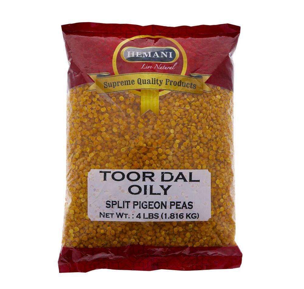 HEMANI Split Pigeon Peas - Toor Daal Oily 2LB