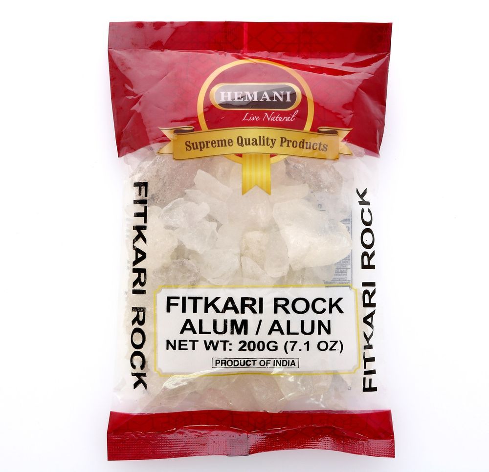 HEMANI Fitkari Rock (Alum / Potassium / Phitkari) 200g