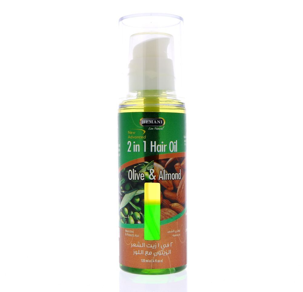 HEMANI Olive and Almond Hair Oil 120mL