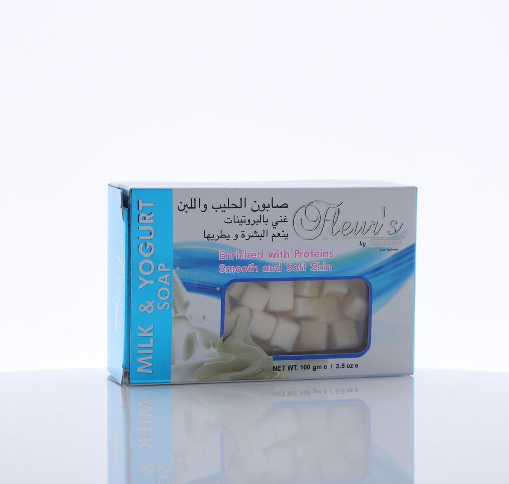 HEMANI Herbal Transparent Soap Fresh Milk & Yogurt 100g