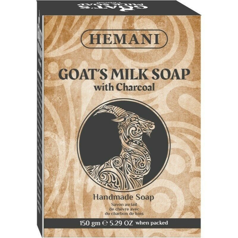 HEMANI Goat Milk Soap Charcoal 150g