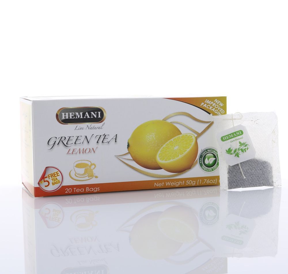 HEMANI Green Tea Lemon 40g