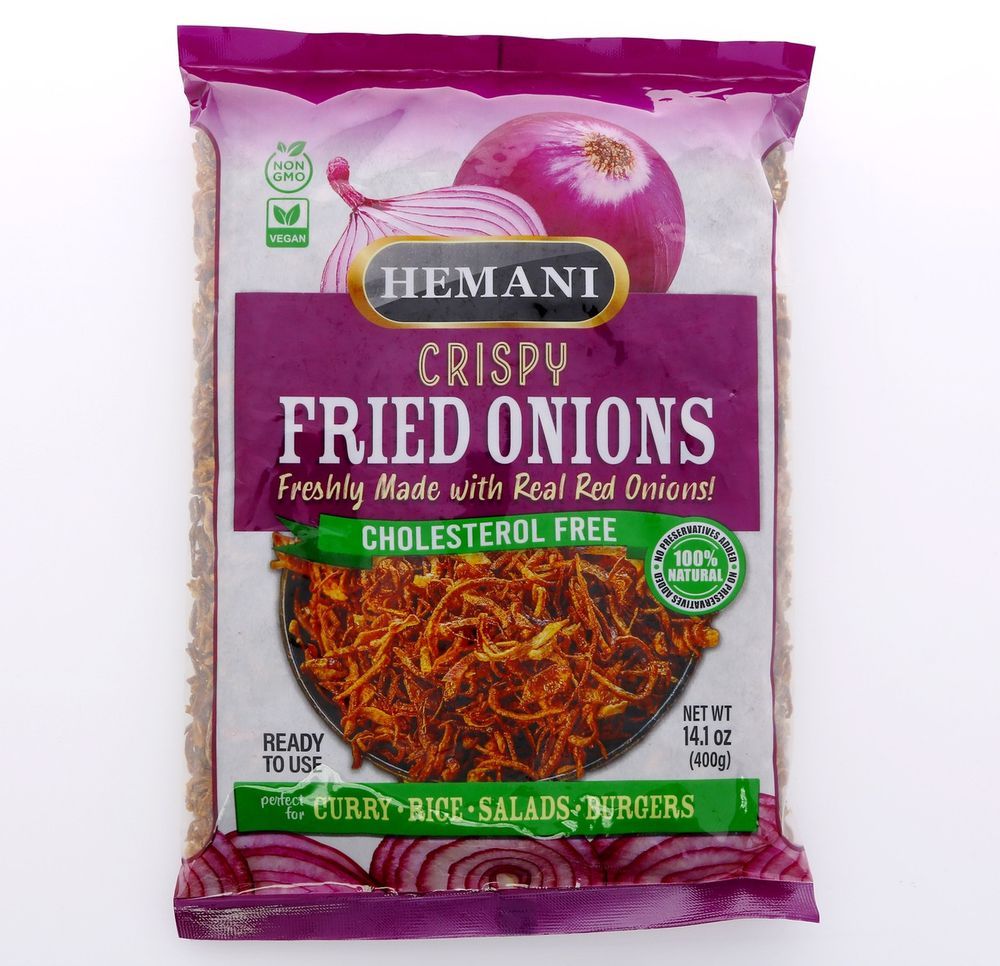 HEMANI Red Fried Onion 400g - New Packaging