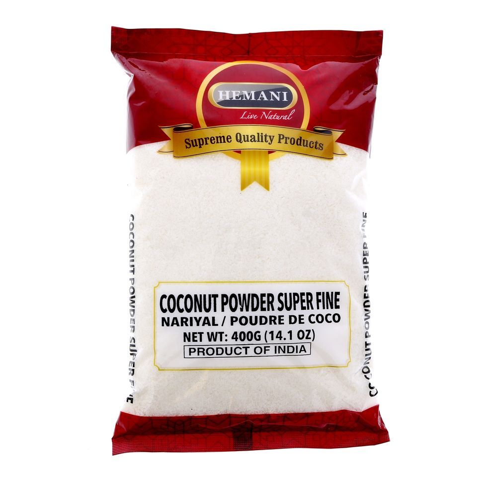 HEMANI Coconut Powder Super Fine (Desiccated, Macaroon Cut) 400g