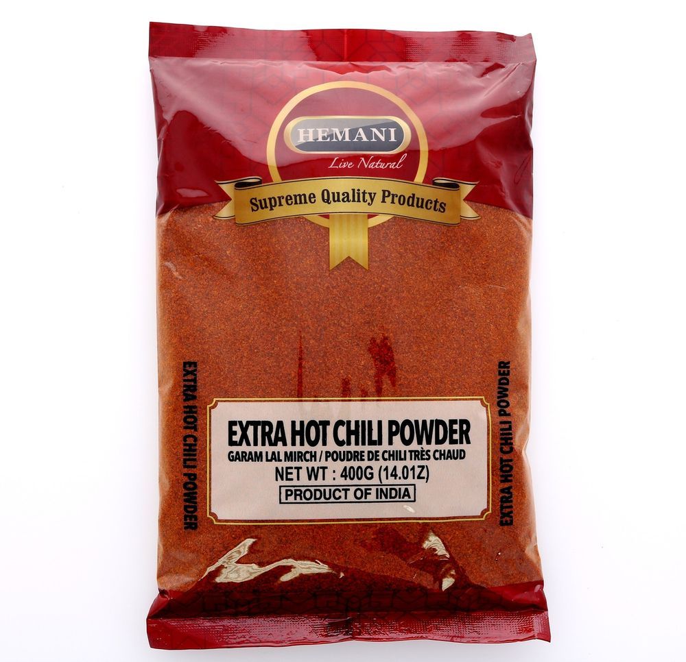 HEMANI Extra Hot Chili Ground (Garam Mirchi Powder) 400g