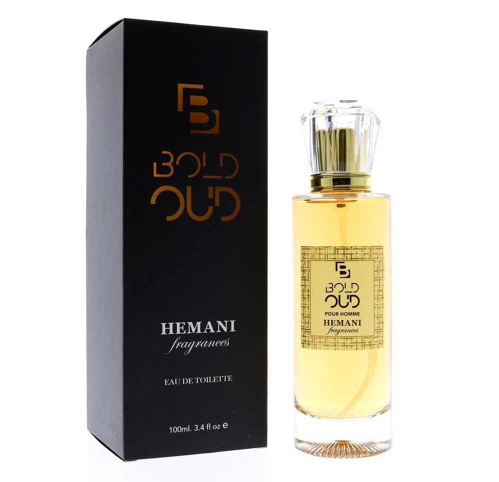 HEMANI Bold Oud Perfume for Men & Women 100mL (3.5 OZ)